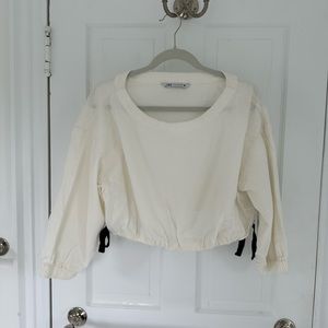 Cream Zara Crop Top